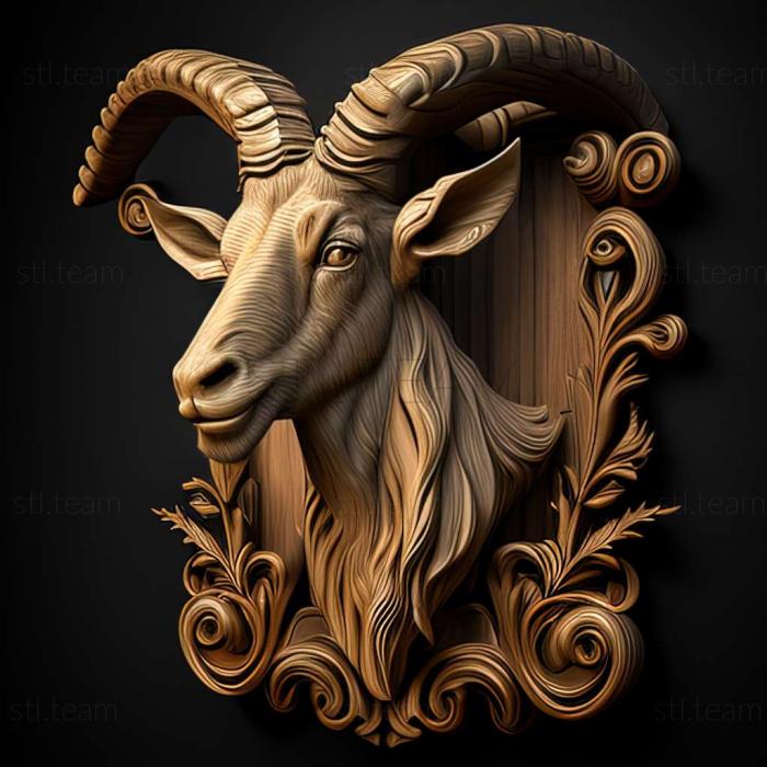 Animals goat 3d model